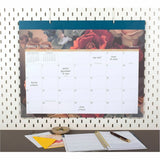 At-A-Glance Midnight Garden Monthly Desk Pad, 21 3/4" x 17", 2.25" x 2.75" Block, 12-Month, Jan 2027-Dec 2027, Headband (AAG1768704) Each