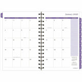 At-A-Glance Mariah Weekly Monthly Planner, 5½" x 8½", 12-Month, Jan 2027-Dec 2027, Mariah, Blue, Purple (AAG1754200) Each