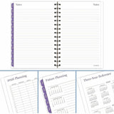 At-A-Glance Mariah Weekly Monthly Planner, 5½" x 8½", 12-Month, Jan 2027-Dec 2027, Mariah, Blue, Purple (AAG1754200) Each