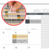 At-A-Glance Hera Weekly Monthly Planner, 5½" x 8½", 12-Month, Jan 2027-Dec 2027, Black, Gold (AAG1765200) Each