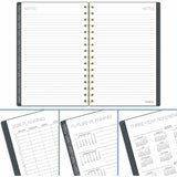 At-A-Glance Hera Weekly Monthly Planner, 5½" x 8½", 12-Month, Jan 2027-Dec 2027, Black, Gold (AAG1765200) Each