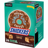 The Original Donut Shop K-Cup Snickers Coffee, Mild, Per Box, 24 K-Cup, Kosher, 4/Carton (GMT9608CT) Case of 96