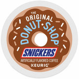 The Original Donut Shop K-Cup Snickers Coffee, Mild, Per Box, 24 K-Cup, Kosher, 4/Carton (GMT9608CT) Case of 96