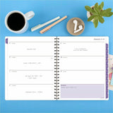 At-A-Glance Mariah Weekly Monthly Planner, Letter, 8½" x 11", 12-Month, Jan 2027-Dec 2027, Blue, Purple\ (AAG1754905) Each