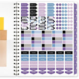 At-A-Glance Mariah Weekly Monthly Planner, Letter, 8½" x 11", 12-Month, Jan 2027-Dec 2027, Blue, Purple\ (AAG1754905) Each