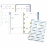 Cambridge Leah Bisch Weekly Monthly Planner, 5½" x 8½", 12-Month, Jan 2027-Dec 2027, Ciara Stripe (AAGLB42200) Each