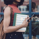 Cambridge Leah Bisch Weekly Monthly Planner, 5½" x 8½", 12-Month, Jan 2027-Dec 2027, Ciara Stripe (AAGLB42200) Each