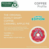 The Original Donut Shop The Original Donut Shop K-Cup Caramel Apple Pie Coffee, Light, Per Box, 24 K-Cup, Kosher, 4/Carton (GMT8101CT) Case of 96