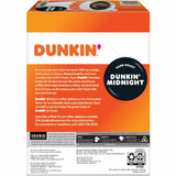 Dunkin' K-Cup Midnight Coffee, 0.3 oz Per Box, Dark, 22 K-Cup, Kosher, 4/Carton (GMT0316CT) Case of 88