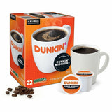 Dunkin' K-Cup Midnight Coffee, 0.3 oz Per Box, Dark, 22 K-Cup, Kosher, 4/Carton (GMT0316CT) Case of 88