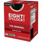 Eight O'Clock K-Cup, Ground Original Coffee, Medium, Per Box, 24 K-Cup, Kosher, 4/Carton (GMT0657CT) Case of 96