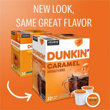 Dunkin' K-Cup Caramel Me Crazy Coffee, 0.3 oz Per Box, Medium, 22 K-Cup, Kosher, 4/Carton (GMT1277CT) Case of 88