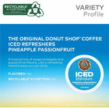 The Original Donut Shop The Original Donut Shop Iced Refreshers, Pineapple Passionfruit, 20/Box, 4/Carton (GMT0236CT) Case of 80