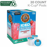 The Original Donut Shop The Original Donut Shop Iced Refreshers, Strawberry Acai, 20/Box, 4/Carton (GMT0237CT) Case of 80