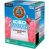 The Original Donut Shop The Original Donut Shop Iced Refreshers, Strawberry Acai, 20/Box, 4/Carton (GMT0237CT) Case of 80