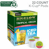 Bigelow Bigelow Tropical Iced Green Tea Iced Green Tea K-Cup, Caffeinated, Kosher, 22/Box, 4/Carton (GMT2870CT) Case of 88