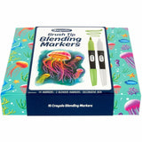Crayola Blending Markers, Multi Ink, Water Based, 16/Pack (CYO586754) Pack of 16