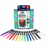 Crayola Blending Markers, Multi Ink, Water Based, 16/Pack (CYO586754) Pack of 16