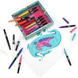 Crayola Blending Markers, Multi Ink, Water Based, 16/Pack (CYO586754) Pack of 16