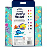 Crayola Blending Markers, Multi Ink, Water Based, 16/Pack (CYO586754) Pack of 16