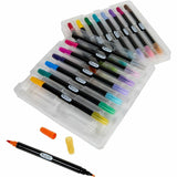 Crayola Dual-Ended Markers, Multi Ink, Water Based, 16/Pack (CYO586755) Pack of 16