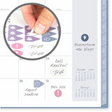 Cambridge Leah Bisch Weekly Monthly Planner, Letter, 8½" x 11", 12-Month, Jan 2027-Dec 2027 (AAGLB42905) Each