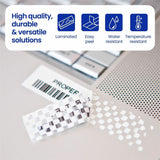 Brother Genuine P-touch TZeSE4 BK on WHT Tamper-Evident Label Tape, Laminated, 18mmX8m, 45/64", White (BRTTZESE4G) Each