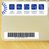 Brother Genuine P-touch TZeSE4 BK on WHT Tamper-Evident Label Tape, Laminated, 18mmX8m, 45/64", White (BRTTZESE4G) Each