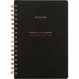 At-A-Glance Signature Large Wkly/Mthly Planner, 5½" x 8½", 13-Month, Jan 2027-Jan 2028, Black (AAGYP20001) Each