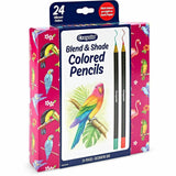 Crayola Blend & Shade Colored Pencils, Multi Lead, 24/Pack (CYO682126) Pack of 24