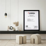 Lorell Wide Frame, 18" Frame Size, Rectangle, Horizontal, Vertical, Wood, Black, 8/Carton (LLR49312CT) Case of 8