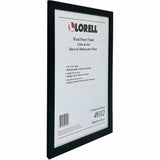 Lorell Wide Frame, 18" Frame Size, Rectangle, Horizontal, Vertical, Wood, Black, 8/Carton (LLR49312CT) Case of 8