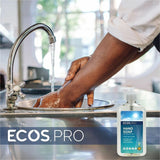 ECOS PRO Liquid Hand Soap, Free and Clear Scent, 17 fl oz, Pump Dispenser, 6/Carton (EOPPL96636) Case of 6
