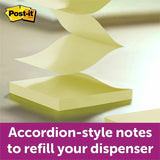 Post-it Original Canary Yellow Pop-up Refill, 3" x 3", Canary Yellow, 100 Sheets/Pad (MMMR330YW) Each