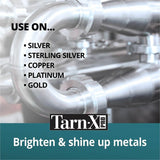 Tar-X Pro Tarn-X PRO Tarnish Remover, 128 fl oz, 0.85 to 1.05 pH, Acidic Scent, 4/Carton (JELFMTX1284PRO) Case of 4
