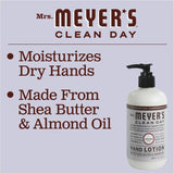 Mrs. Meyer's Clean Day Lavender Lotion, Lotion, 12 fl oz, Lavender (SJN686640) Each