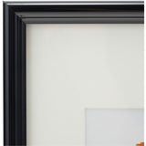 Victory Light Plastic Poster Frame with Mat, 8 x 10 Insert, Black (VLUVF0023B1114) Each
