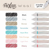 Pilot FriXion Waai Pen Collection, 0.5 mm Extra Fine Pen Point, Retractable, Erasable, Periwinkle Ink (PIL21068) 1 Dozen
