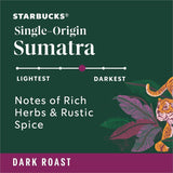 Starbucks K-Cup Sumatra Blend Coffee, Dark, 24 K-Cup, 4/Carton (SBK91281CT) Case of 96
