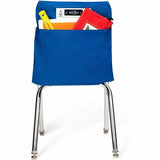 Seat Sack 1-Pocket, 17" x 2", Blue, 1 Pocket(s), 1 Compartment(s), Chair, Poly Cotton (SSK00117) Each