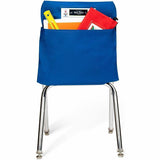 Seat Sack 1-Pocket, 14" x 2", Blue, 1 Pocket(s), 1 Compartment(s), Chair, Poly Cotton (SSK00114) Each