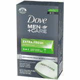 Dove Men+Care Extra Fresh Body & Face Bars, 3.75 oz, 6/Pack (UNI01208) Pack of 6