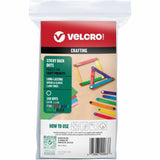 VELCRO VELCRO Sticky Back Hook&Loop Fasteners, Multicolor, Nylon, 140/Pack (VEK40063) Pack of 140