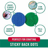 VELCRO VELCRO Sticky Back Hook&Loop Fasteners, Multicolor, Nylon, 140/Pack (VEK40063) Pack of 140