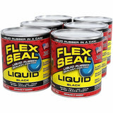 FLEX SEAL Sealant, 2 lb, Black, Synthetic Rubber1 (FLXLFSBLKR32) Case of 6