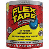 FLEX SEAL Repair Tape, 5 ft Length x 4", Clear, 4/Carton (FLXTFSCLRR0405) Case of 4