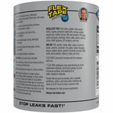 FLEX SEAL Repair Tape, 5 ft Length x 4", Clear, 4/Carton (FLXTFSCLRR0405) Case of 4
