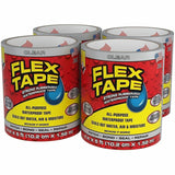 FLEX SEAL Repair Tape, 5 ft Length x 4", Clear, 4/Carton (FLXTFSCLRR0405) Case of 4
