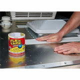 FLEX SEAL Repair Tape, 5 ft Length x 4", White, 4/Carton (FLXTFSWHTR0405) Case of 4
