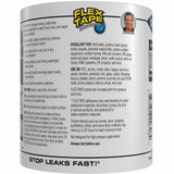 FLEX SEAL Repair Tape, 5 ft Length x 4", White, 4/Carton (FLXTFSWHTR0405) Case of 4